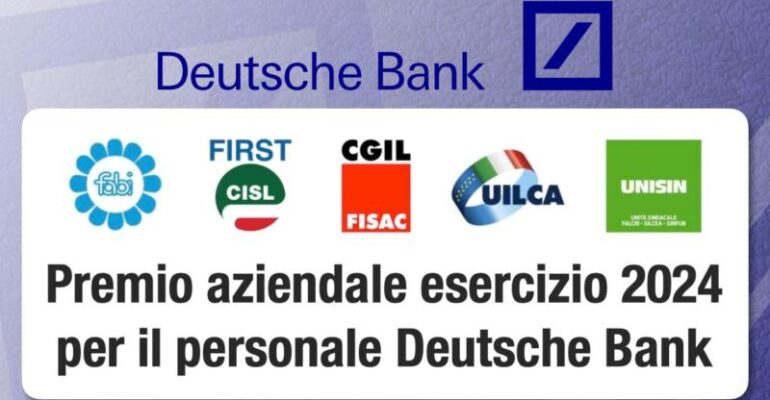 Premio aziendale esercizio 2024 per il personale della DB S.p.A.