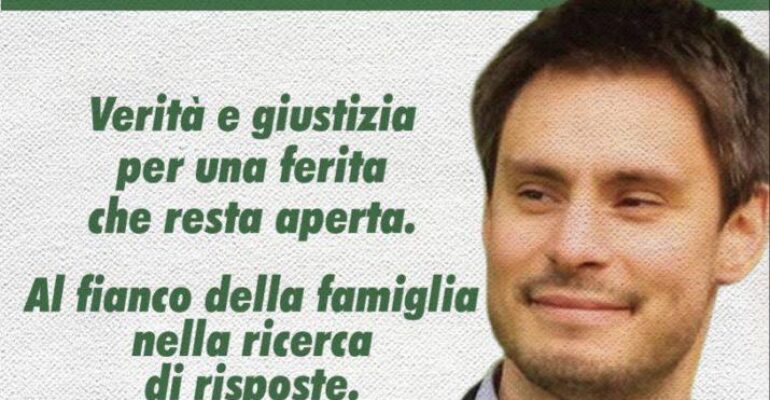 Regeni. Fumarola: “A dieci anni dalla sua scomparsa resta una ferita aperta per il nostro Paese”