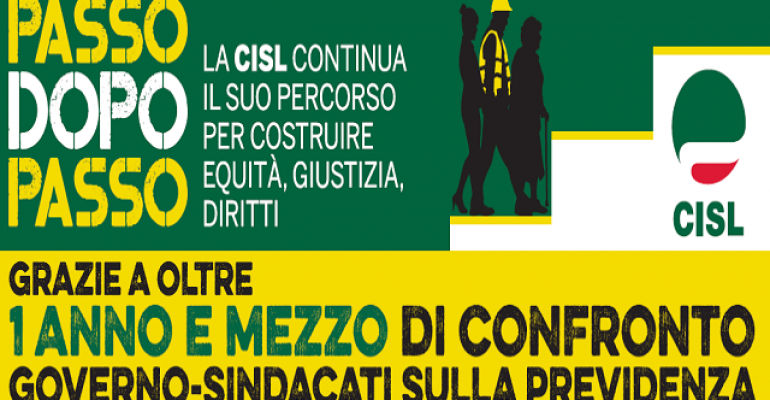 Passo dopo passo…