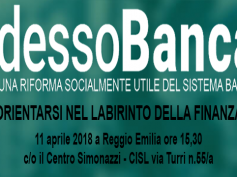 AdessoBanca! a Reggio Emilia per capire come gestire i nostri risparmi