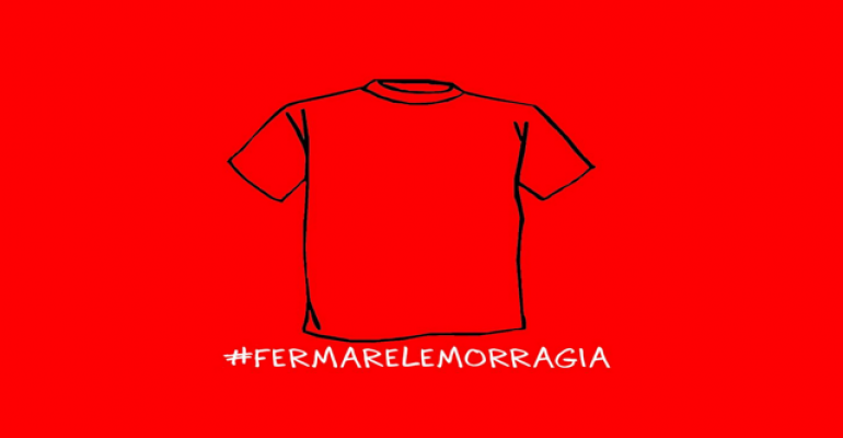 #fermarelemorragia di umanità