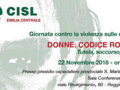 25 novembre e dintorni: Reggio Emilia – DONNE: CODICE ROSSO Tutela, soccorso, cura