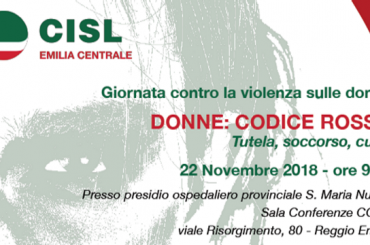 25 novembre e dintorni: Reggio Emilia – DONNE: CODICE ROSSO Tutela, soccorso, cura