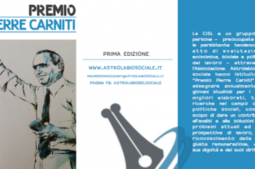 Premio Pierre Carniti 2018-2019