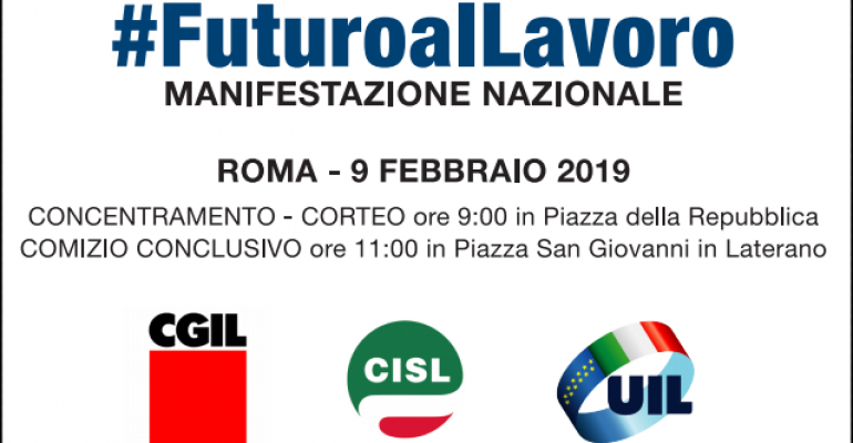 Sabato in piazza per cambiare la linea economica del Governo