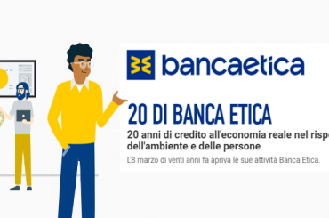Continua il nostro sostegno a Banca Etica