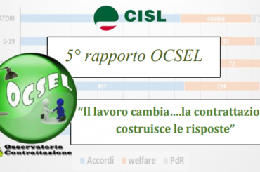 Ocsel esamina la contrattazione di secondo livello