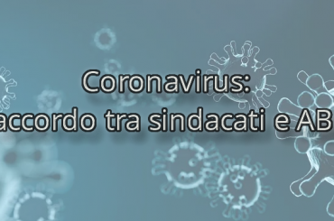 Coronavirus, accordo tra sindacati e Abi