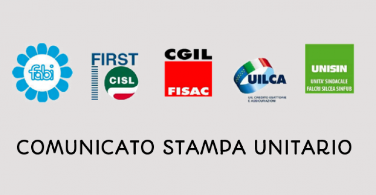 Coronavirus: comunicato stampa unitario