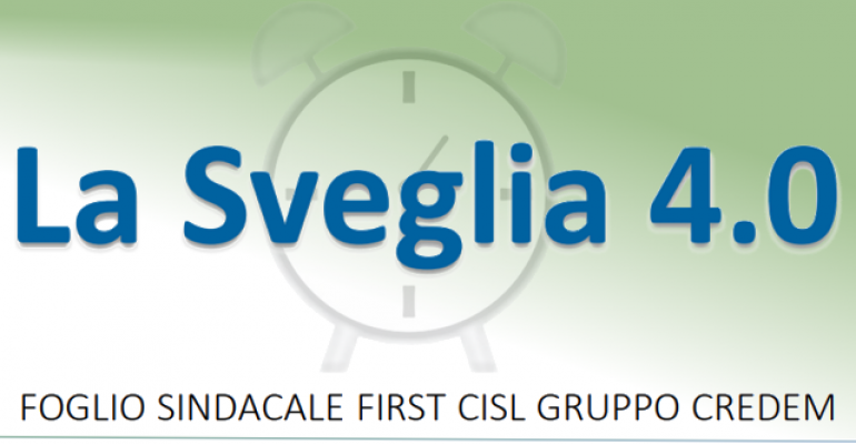 La Sveglia 4.0: focus fusione Credem Caricento