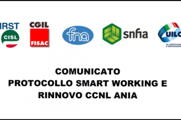 Smart working e rinnovo CCNL: il comunicato unitario