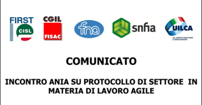 Incontro Ania su protocollo di settore in materia di lavoro agile