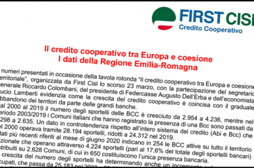 BCC Emilia Romagna: più sportelli ma meno occupati
