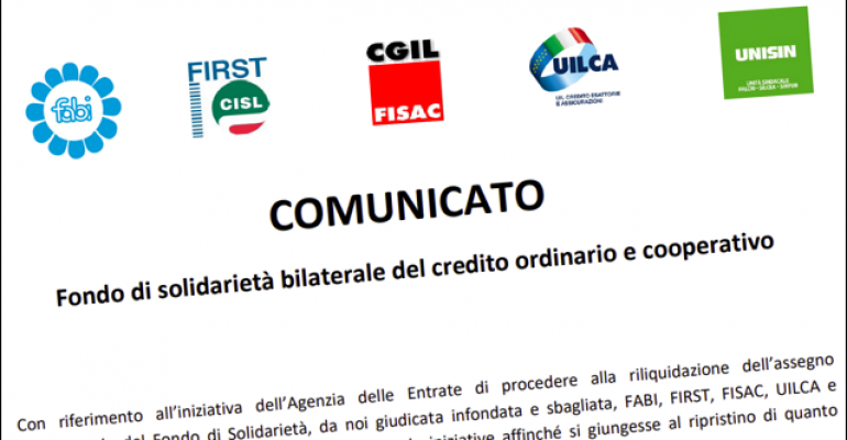 Si sblocca l’Assegno straordinario