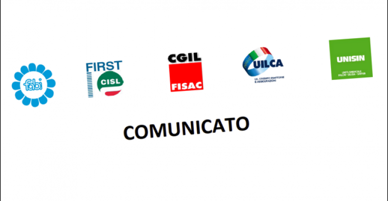 Assegno straordinario: il comunicato delle Segreterie Nazionali
