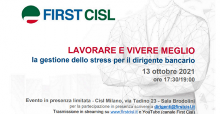 Lavorare e vivere meglio: la gestione dello stress per il dirigente bancario