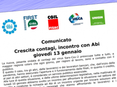 Crescita contagi, incontro con Abi