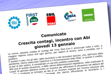 Crescita contagi, incontro con Abi
