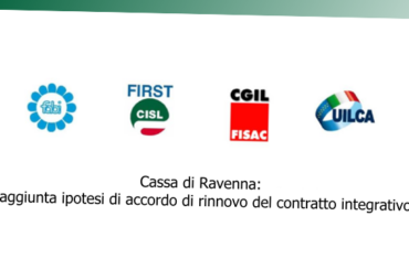 Cassa di Ravenna: raggiunta ipotesi di accordo di rinnovo del contratto integrativo