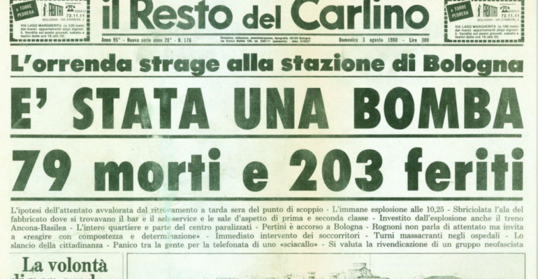 43^ anniversario della strage alla stazione di Bologna