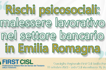 Rischi psicosociali, organizzazione del lavoro e pressioni commerciali: convegno sullo stress lavoro-correlato