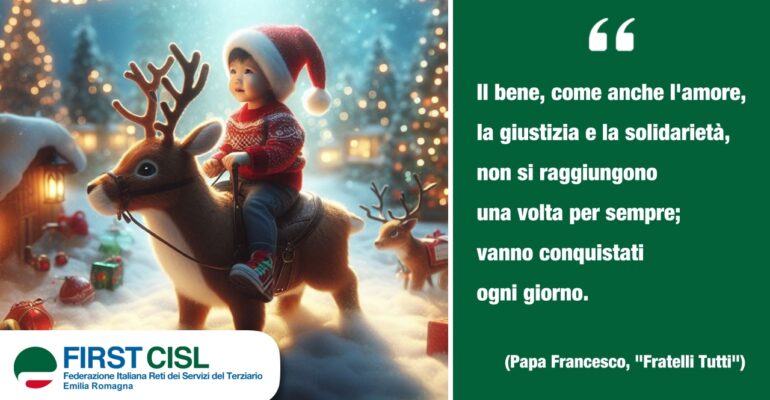 Auguri di Buone Feste da First Cisl Emilia Romagna