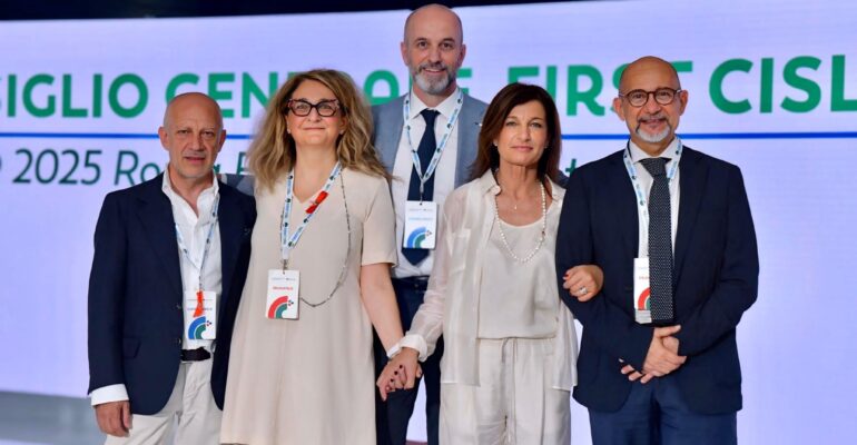 Riccardo Colombani riconfermato Segretario generale di First Cisl. In Segreteria nazionale Brezzo, Marrone, Iodice e Pellegriti