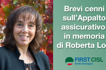 Brevi cenni sull’Appalto assicurativo, in ricordo di Roberta Lolli