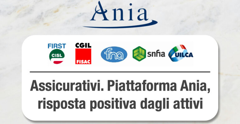 Assicurativi. Piattaforma Ania, risposta positiva dagli attivi