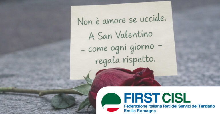 Non è amore se uccide. A San Valentino – come ogni giorno – regala rispetto