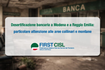 Desertificazione bancaria a Modena e a Reggio Emilia: particolare attenzione alle aree collinari e montane