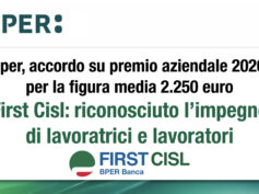 Bper, accordo su premio aziendale 2026: per la figura media 2.250 euro. First Cisl: riconosciuto l’impegno di lavoratrici e lavoratori