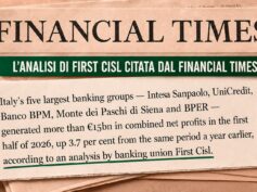 Banche, il Financial Times prende a riferimento i dati della Fondazione Fiba