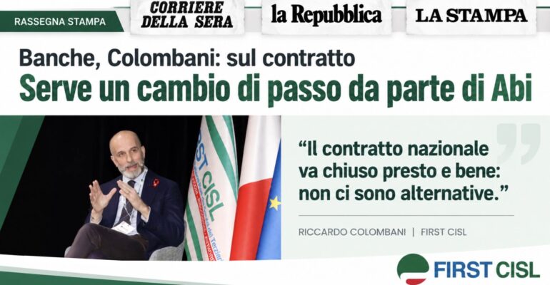 Contratto bancari, Colombani sulla stampa: Abi cambi passo