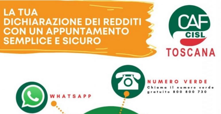 Caf Cisl, il tuo 730 in sicurezza