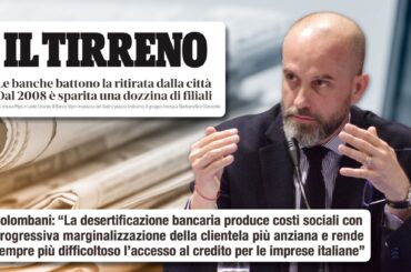 Grosseto, dal 2008 è sparita una dozzina di filiali. Il Tirreno rilancia lo studio della Fondazione Fiba