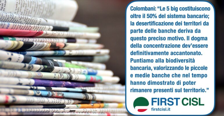 Colombani alla stampa: su Mps basta speculazioni. Alla desertificazione opporre la biodiversità bancaria