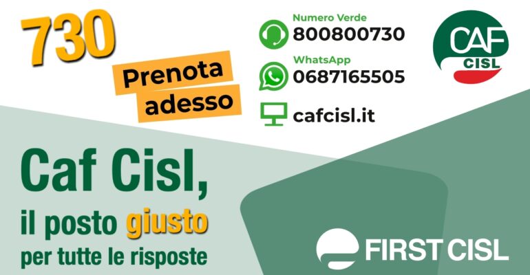 Campagna fiscale 2024, affidati all’esperienza del Caf Cisl