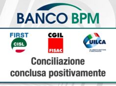 Banco Bpm. Vertenza per violazione articolo 28, conciliazione conclusa positivamente