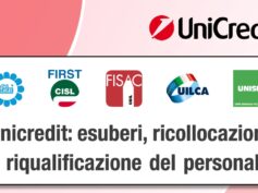 Unicredit annuncia nuovi esuberi, ricollocazioni e riqualificazioni del personale