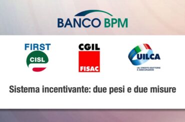Banco Bpm, sistema incentivante: due pesi e due misure