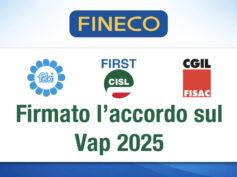 Fineco Bank, firmato l’accordo sul Vap 2025