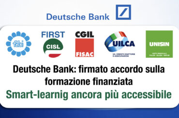 Deutsche Bank, firmato accordo sulla formazione finanziata. Smart-learning ancora più accessibile