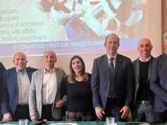Congresso First Cisl Banco di Sardegna, conferma per Roberto Fiori, con lui Manca, Paulis, Porcu e Staffa