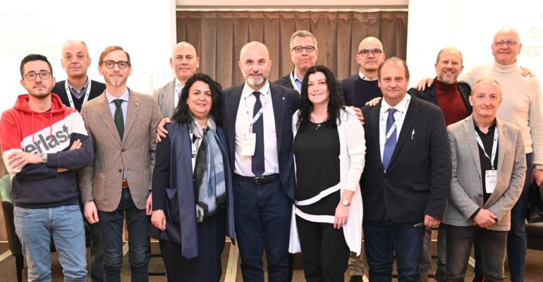 Congresso First Cisl Gruppo Bper: Alberto Broggi eletto segretario. Con lui Davi, Fancellu, Fiori, Fiscarelli, Melis, Piccolo, Polcaro, Porcu, Raimondi, Schieri e Spigone