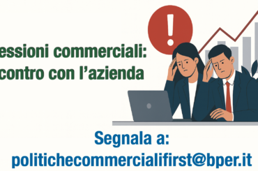 Pressioni commerciali: incontro con l’azienda
