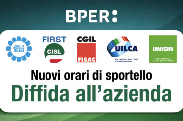 Gruppo Bper, nuovi orari di sportello: i sindacati inviano diffida all’azienda