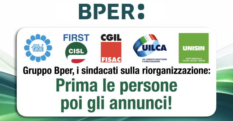Riorganizzazione: prima le persone, poi gli annunci!