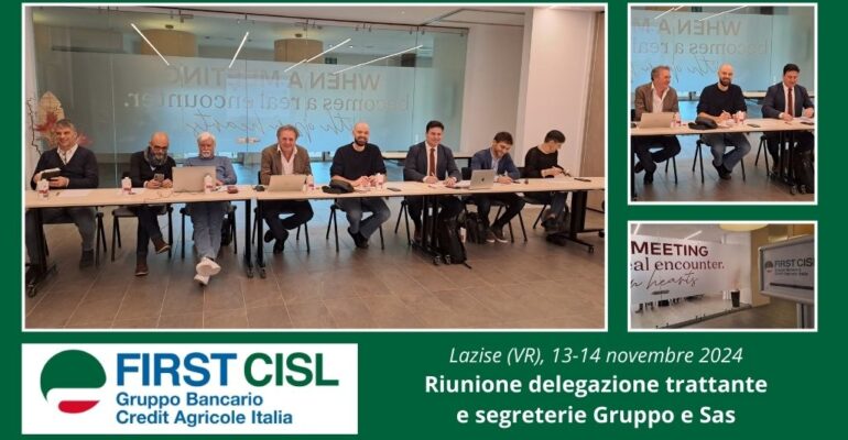 First Cisl Crédit Agricole: risultati e obiettivi negoziali dal confronto tra le segreterie