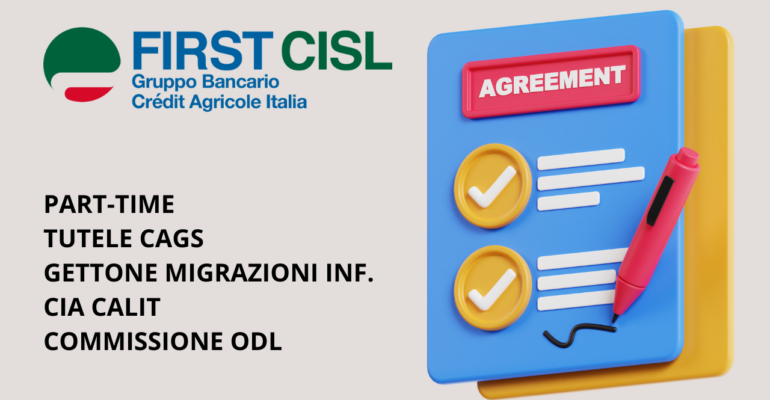 Part-time e accordi CAGS e CALIT: prorogate e migliorate le normative nel Gruppo